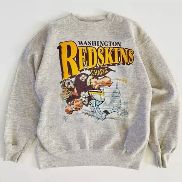 Washington Redskins Sweatshirt Washington Commanders Football Sweater Shirt - Picture 1 of 3